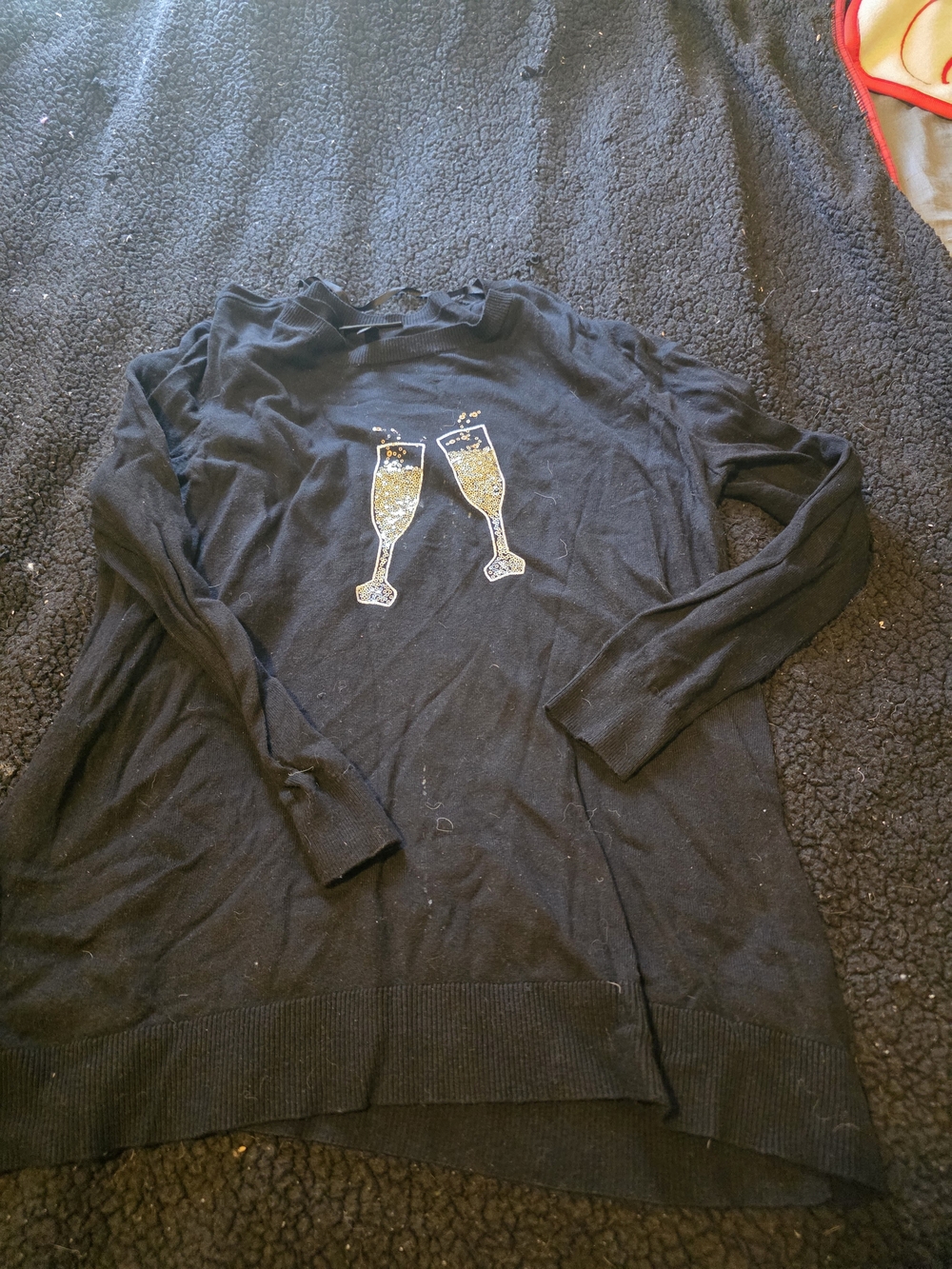 Lane Bryant Black Knit Sweater